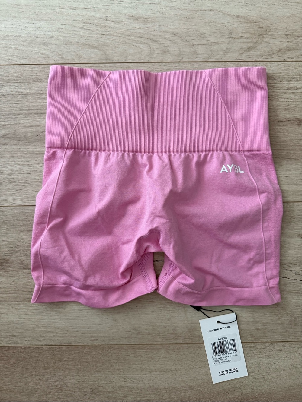 AYBL Pink Empower Seamless Shorts
